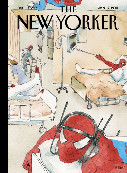 An image is worth a thousand laughs when it comes to the New Yorker
